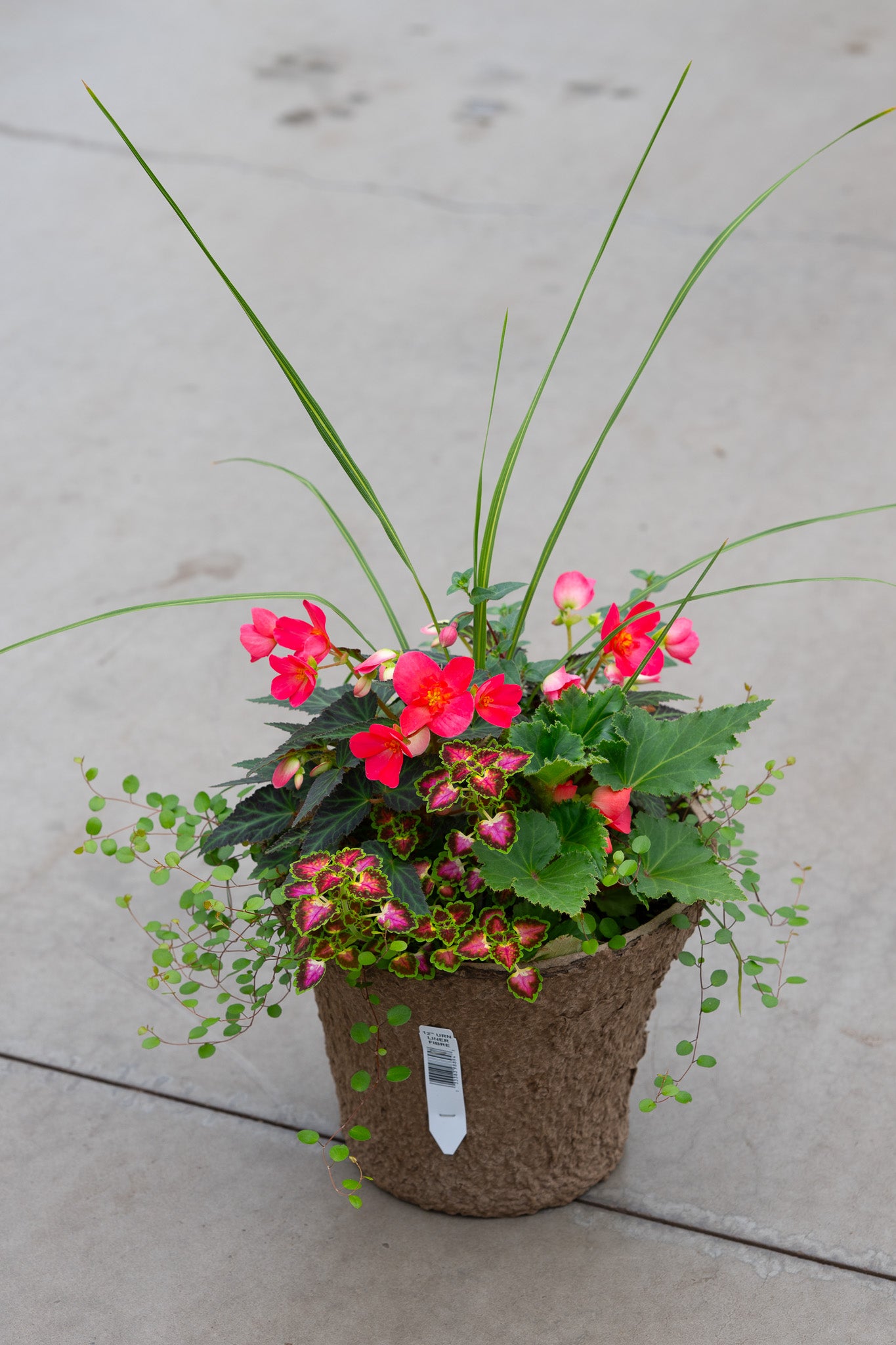 12" Premium Shade Fibre Urn Liner – Pink Glow Mix